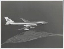 CARGOLUX BOEING 747 LARGE VINTAGE ORIGINAL MANUFACTURERS PHOTO FACTORY