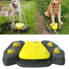 Dog Sprinkler Outdoor Canine Water Fountain Easy Paw Activated 2 Aqua Outlet Mod