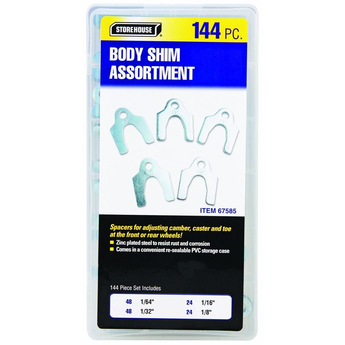 144 PC. Storehouse Body Shim Assortment 67585 | eBay