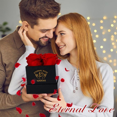 Rosenbox Infinity Rosen,Konservierte Rose,Ewige Rose,Geburtstagsgeschenke Frauen - Bild 8 von 18