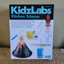 KidzLabs Kitchen Science Kit Six Experiments 4M Education Fun Ages 8+ 