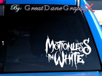 Motionless in White - Vinyl Decal Sticker -Color Choice -HIGH QUALITY