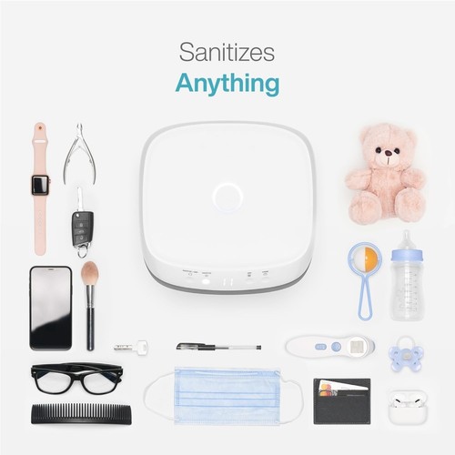 UV Light Sanitizer Box - Large Capacity, Touch Control for Efficient Cleaning - Photo 6 sur 10