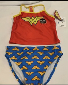 little girl wonder woman swimsuit