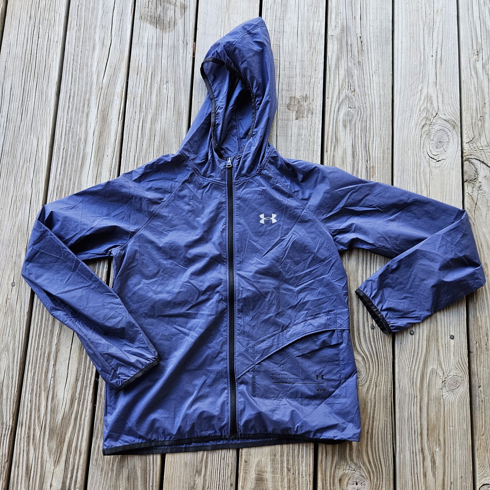 Under Armour Qualifier Storm Packable Jacket Hood… - image 7