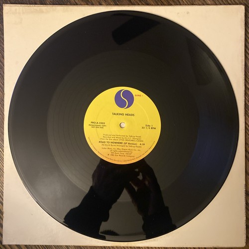 Talking Heads Road To Nowhere PROMO Vinyl LP Orig Record VG - Picture 5 of 5