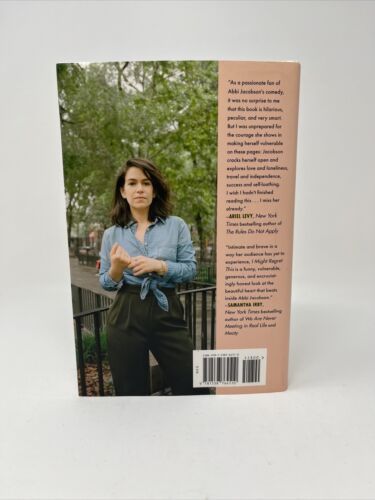 I Might Regret This by Abbi Jacobson SIGNED 1st HC DJ Broad City Disenchantment - Picture 3 of 14