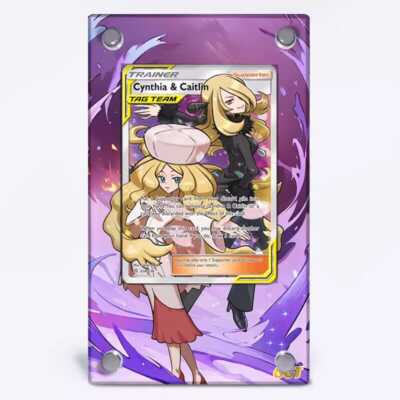 Cynthia & Caitlin 228/236 Pokémon Extended Artwork Protective Card