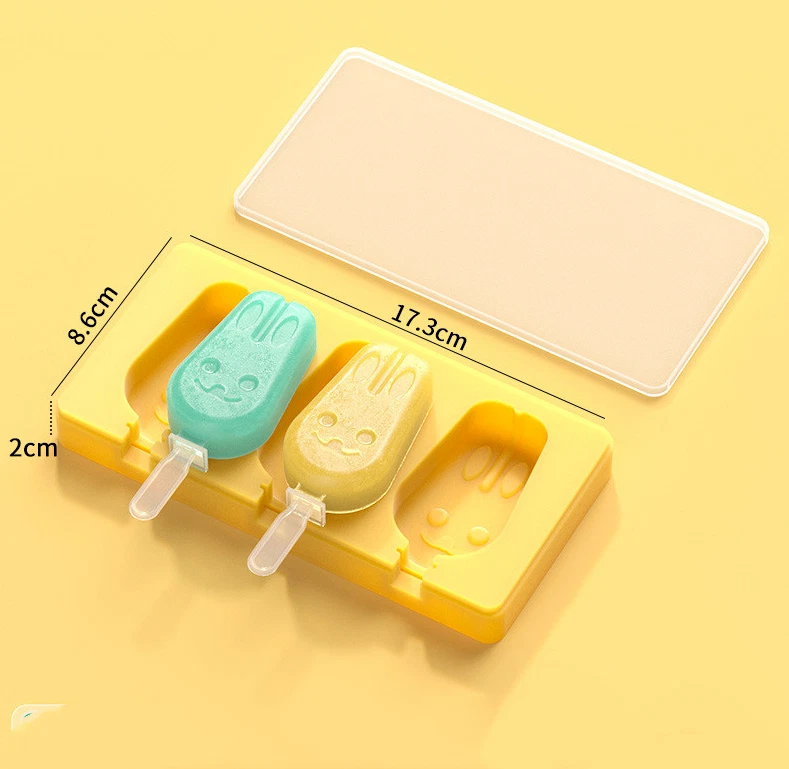 Silicone Mold For Ice Cream | Animal Shape Ice Cream Mold | Popsicle Mold - Image 2 of 4