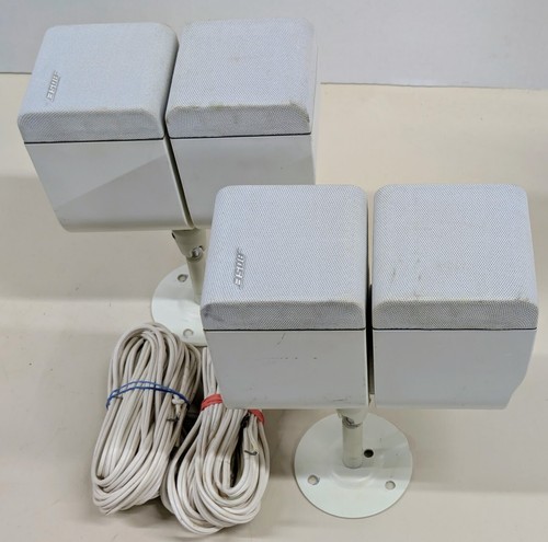 Bose Doppelcube Lautsprecher Lifestyle/Acoustimass weiß 2er Set mit Wandhalterungen - Bild 14 von 15