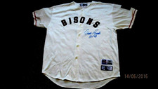 JOHNNY BENCH Signed(1966-67 Bisons)Minor League Jersey -JSA Authenticated#Q86836