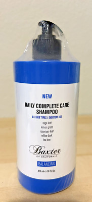 Baxter of California Daily Complete Care Shampoo, 16 Ounces  All Hair Types