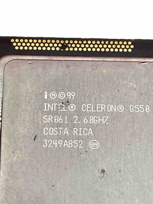 Intel Celeron G550 2,60GHz Dual-Core CPU Prozessor SR061 Sockel LGA1155
