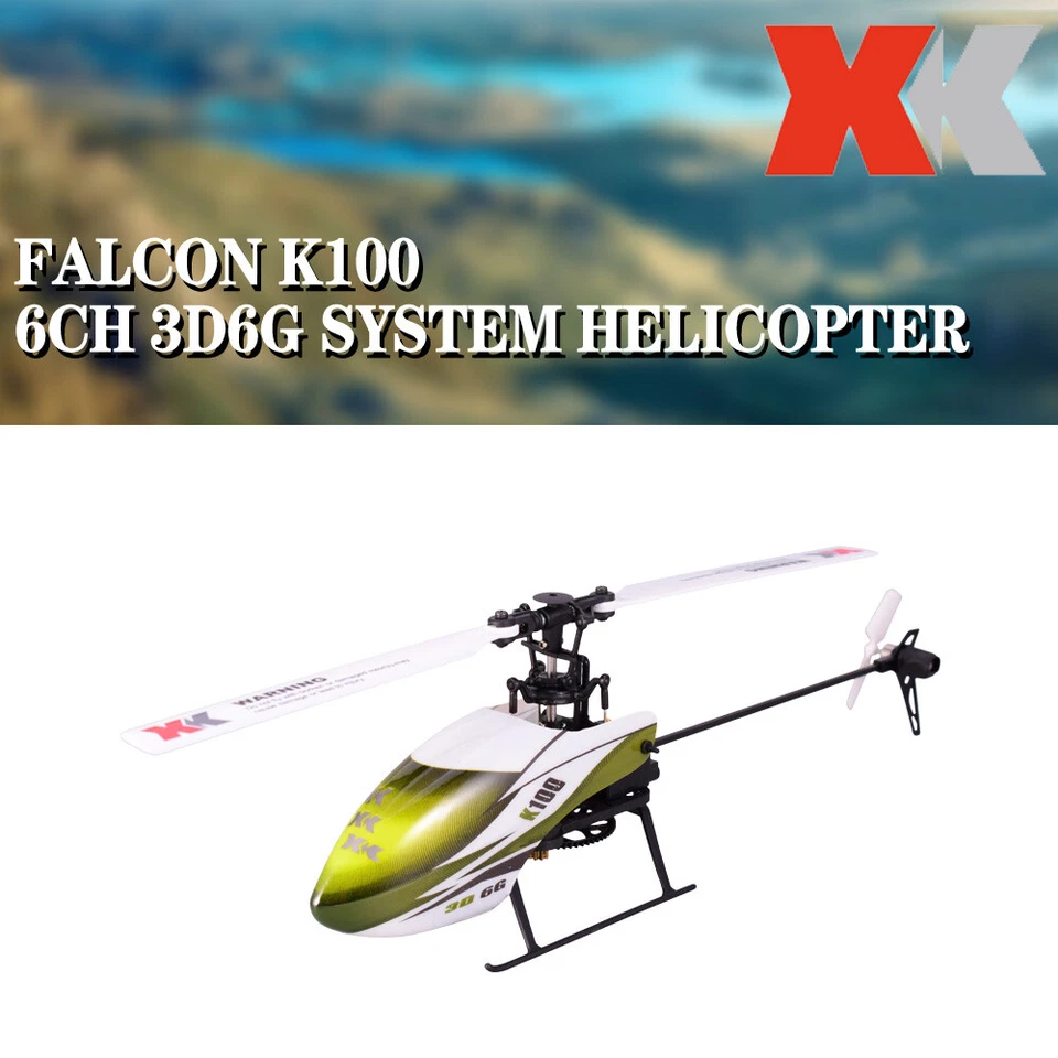 Wltoys XK K100 6CH 3D 6G System RC Toy Coreless Motor RC Helicopter BNF - Image 2 of 4