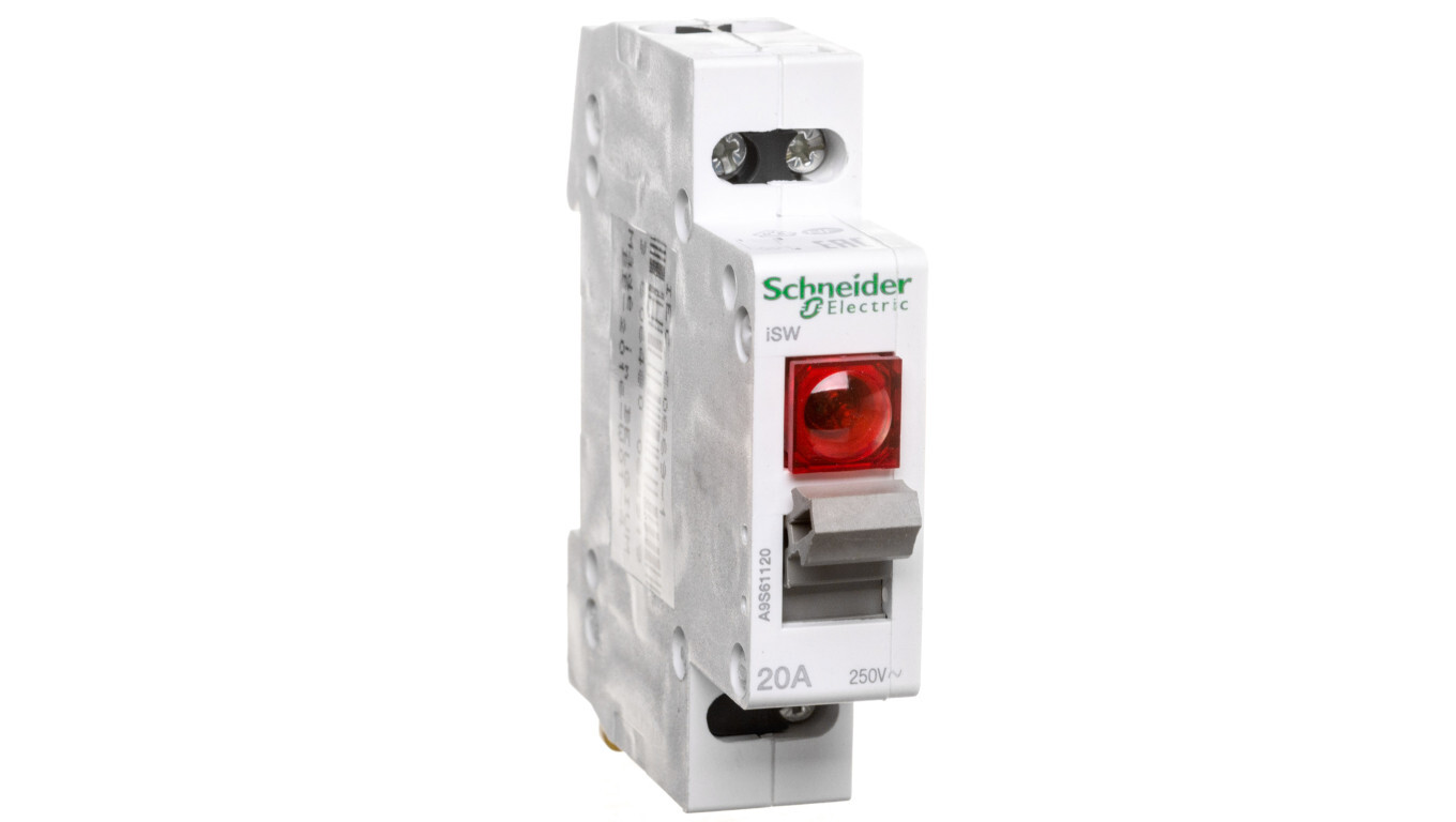 Modular switch disconnector 20A 1P with signal lamp iSW A9S61120 /T2UK