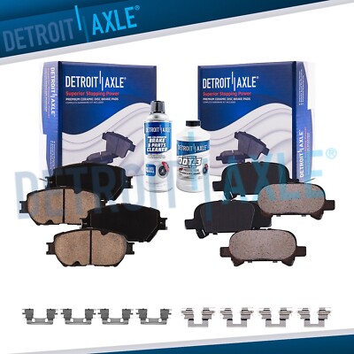 Front and Rear Brake Pads for 2002 2003 2004 2005 2006 Toyota Camry USA Built