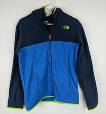 The North Face Glacier Full Zip Hoodie, Blue, Boys XL