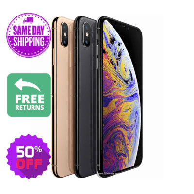 Apple iPhone XS 256/64GB SmartPhone Unlocked Verizon Dual SIM (nano SIM/eSIM) 
