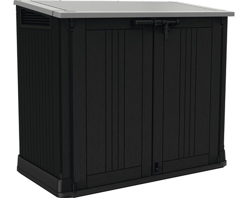 GartenGerätebox, Mülltonnenbox Keter Storeitout Prime inkl