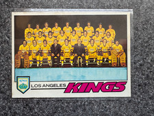 1977-78 TOPPS LOS ANGELES KINGS TEAM CHECKLIST #78 NR