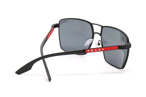 OCCHIALI DA SOLE PRADA PS 50WS DG002G NERO POLARIZZATO GRIGIO SCURO 59MM NUOVI - Foto 5 di 6