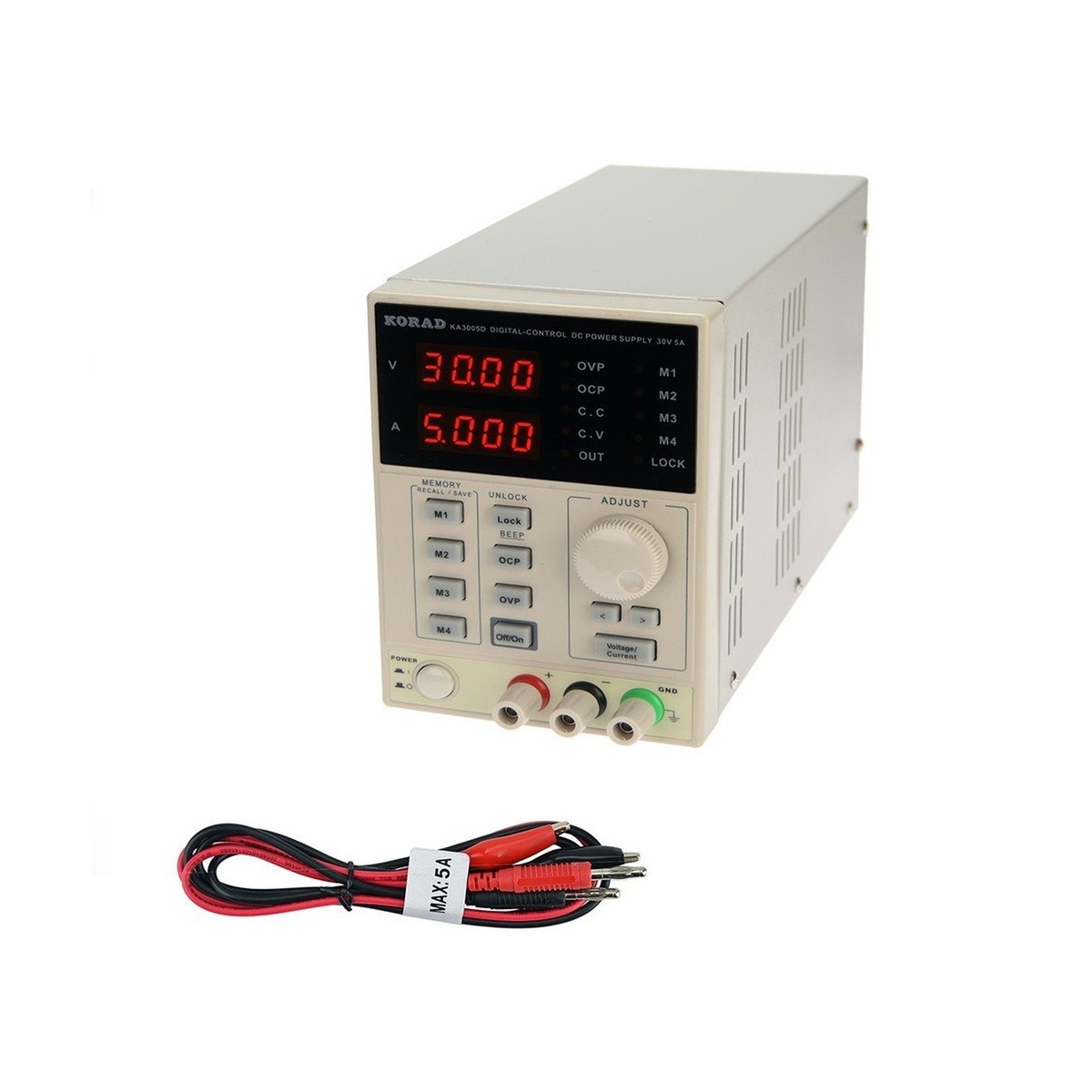 KORAD KA3005D - Precision Variable Adjustable 30V, 5A DC Linear