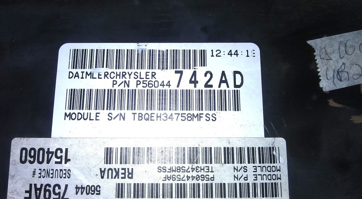 P56044742AD ecm ecu computer 2005-2006 Jeep Grand Cherokee | eBay