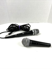 Lot of 2 Vintage Microphones with One CL Mic Cord Working 