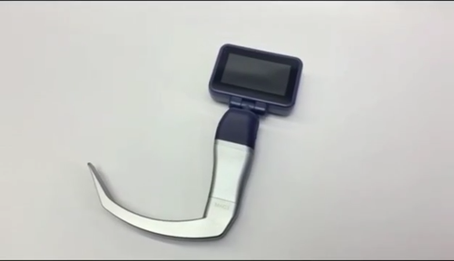 Digital Video Laryngoscope Color TFT LCD Reusable Sterilizable Blades Optional - Video 1 of 1