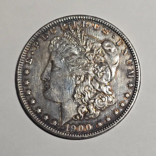 1900-O/CC Morgan Silver Dollar AU Details Harshly Cleaned