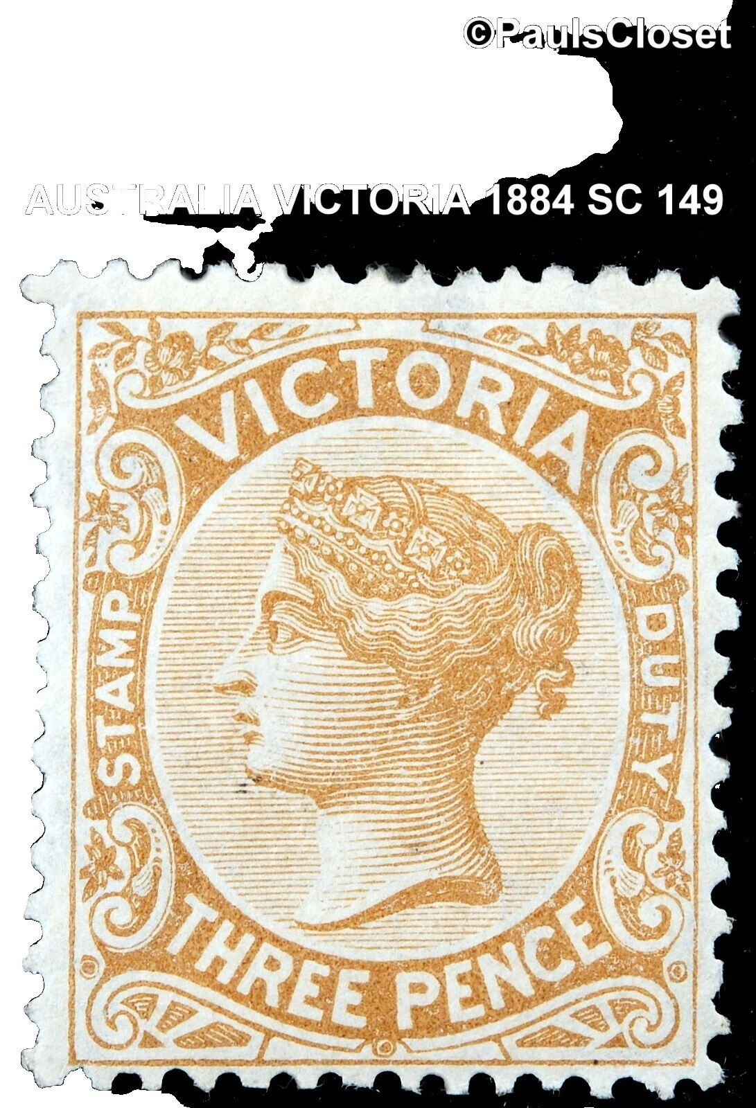Pre-Decimal Royalty estampillas de victoria australiana