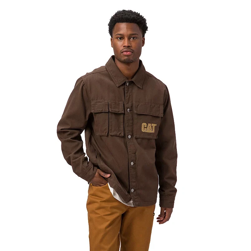 CATERPILLAR CAT Brown Urban Passage Shirt Jacket NEW MSRP 99 XL