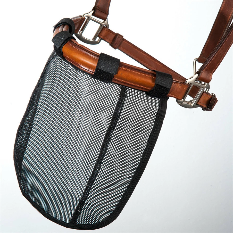 Horse Nose Net Fly Mask Shield Pollen Filter Animal Nose Protection Net Hot - Image 3 of 4