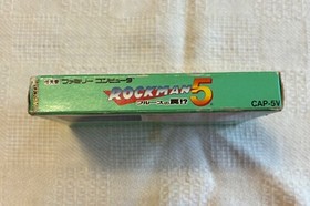 Rockman 5/Megaman (NES Famicom, 1992) Working, Complete in Box - US Seller!