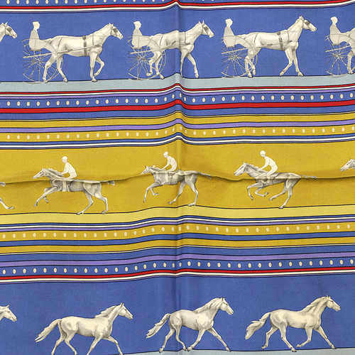 Hermes Schal SEQUENCES Seide Foulard Carre CATY LATHAM 90cm - Bild 5 von 6