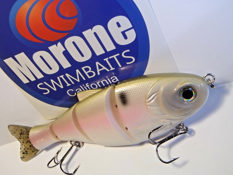 Morone Swimbaits 2 Bone Boy Gizzard Shad Threadfin Swimbaits 4" bass