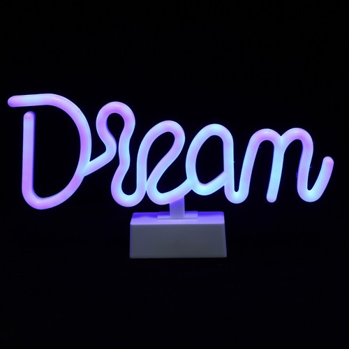 Neon Night Lights Child Alphabet Shaped Lamp Decor Decorative Scene