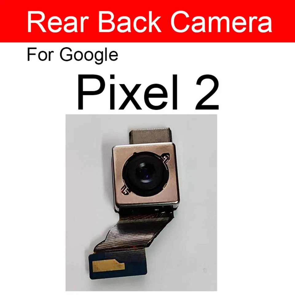 Front Rear Camera Lens with Flex Cable For Google Pixel XL 2 2XL 3 3XL 3A 3A-X - Image 3 of 4