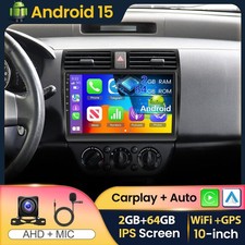 Autoradio Für SUZUKI SWIFT III EZ MZ 2005-2010 Carplay GPS Navi Android 15 2+64G