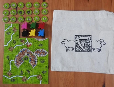 HANS IM GLÜCK Carcassonne – Sheep & Shepherds | Expansion 9 | 2025 (No Box) | New | Rules