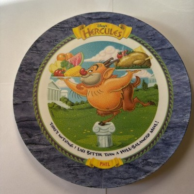 1997 Hercules McDonalds Phil 9'' Melamine Plastic Disney Collector s Plate