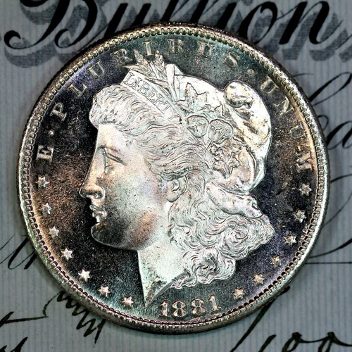 * 1881-S CAMEO DMPL * PRISTINE+ GEM BU MS MORGAN SILVER DOLLAR * FROM COLLECTION