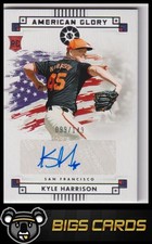 2024 Panini Boys of Summer #AGS-KH Kyle Harrison RC American Glory Auto #/149