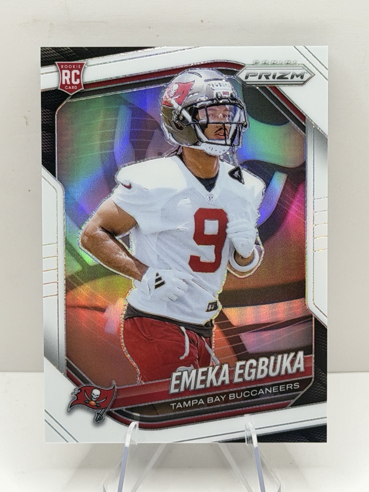 2025 Panini Prizm - Emeka Egbuka White Prizm #15/35 No. 351 (RC)