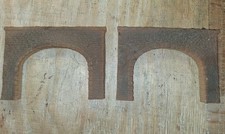 HO scale two track tunnel entrances