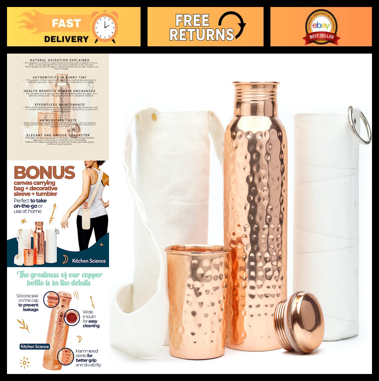 34oz With Tumbler, Carrying Bag & Deco Sleeve - Le