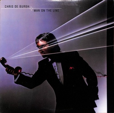 LP Chris De Burgh   Man On The Line - A&M Records   SP 5002  US 1984