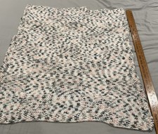 Very Soft Handmade Baby Afghan Pink Grey