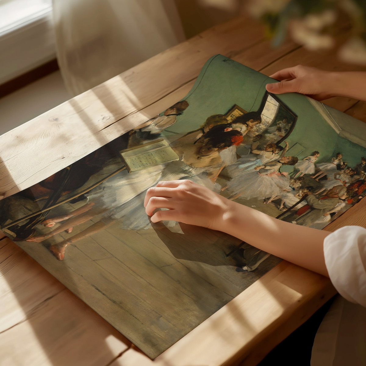 Edgar Degas Ballet Class Wall Art Poster - Impressionist Decor | eBay