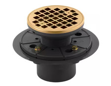 Kohler K-9135-2MB 6.5" Round Tile-In Shower Drain Vibrant Moderne Brushed Brass